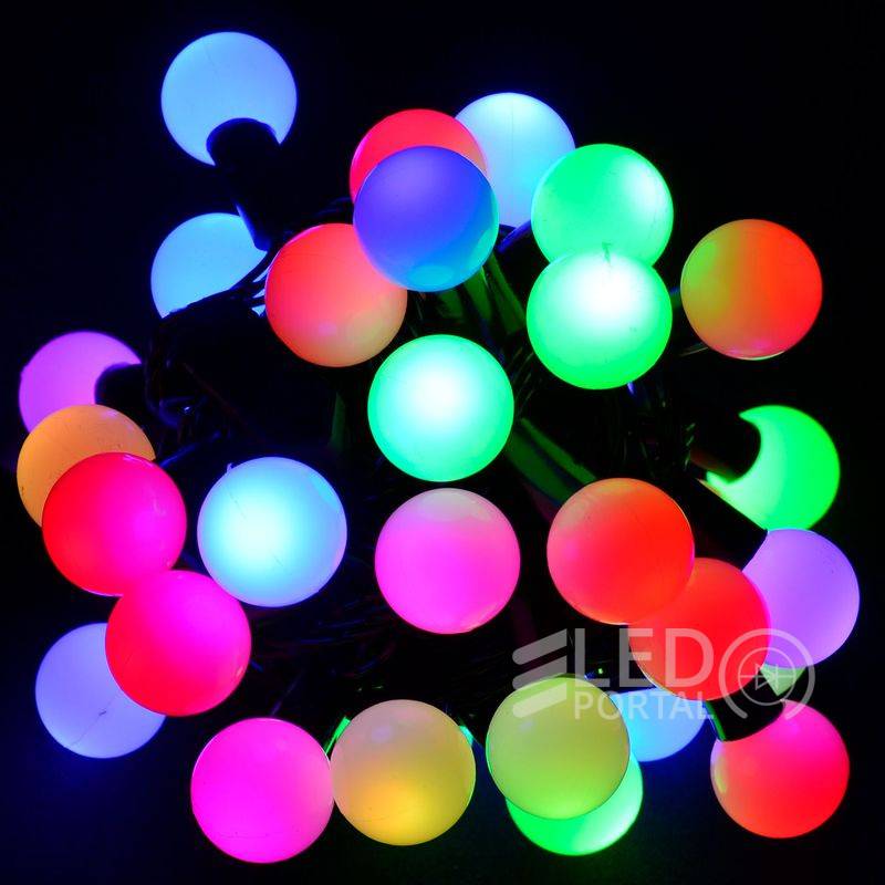 OLDBL50-M-E Гирлянда наружная 50LED Шарики (RGB)