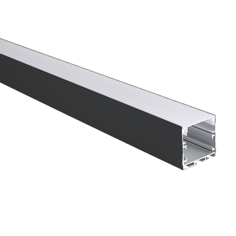 Профиль PAL 3535-BLACK (комплект) накладной 2м анод.Jazzway