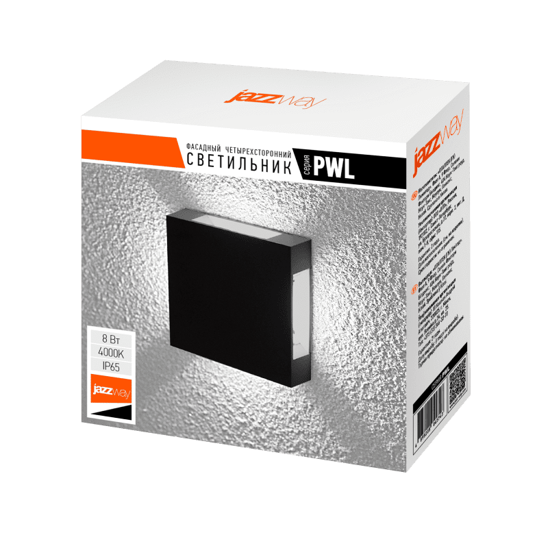 Светодиодный светильник PWL-120120/0-90D 4x2w 4000K BL IP65 Jazzway