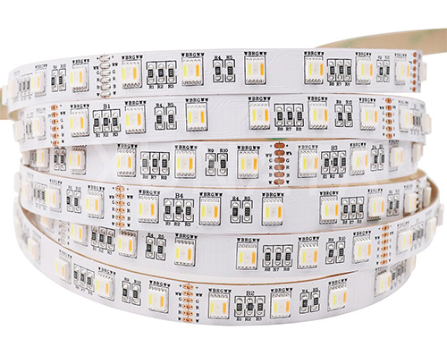 Светодиодная лента 5м, LP 5050/60 RGB+CCT шир.10mm IP20 24V 19.2 Вт/м