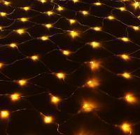 NTLD300-Y-E Электрогирлянда Сетка 300 LED, 2х1,5м