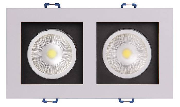 Светодиодный светильник PSP-S 212 2x8W 4000K 55° White IP40