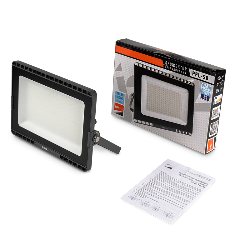 Светодиодный прожектор PFL-S8 150w 6500K LOWTEMP 120° IP65