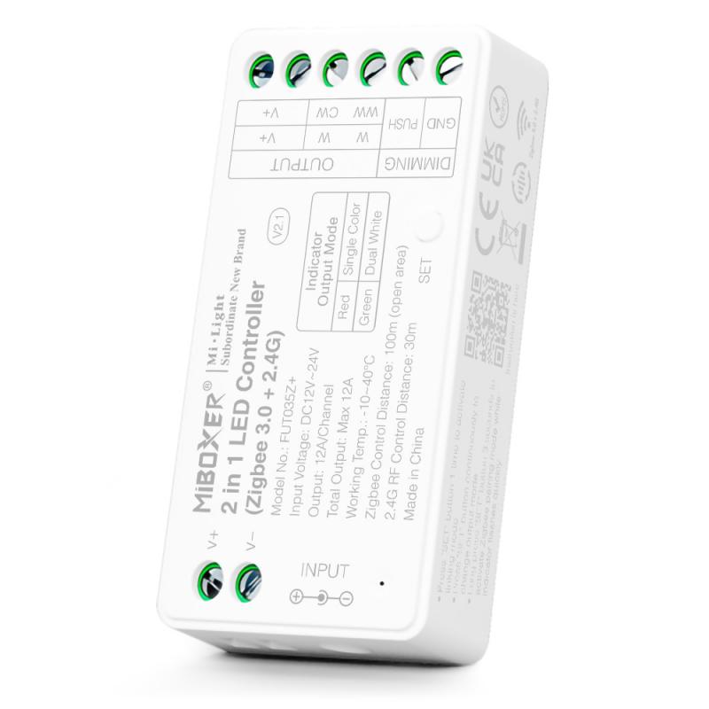 FUT035Z+ 2 в 1 (Zigbee 3.0 + 2.4 ГГц) Контроллер для светодиодной ленты