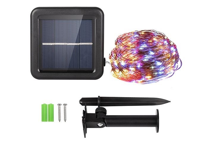 Солнечн. свет-к ФАZА SLR-G03-200M нить, мультицвет. 200 LED