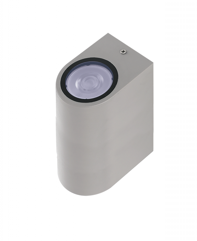 Светильник фасадный PDL-R 72150 GU10-2 GR 230V IP65 двухсторонний
