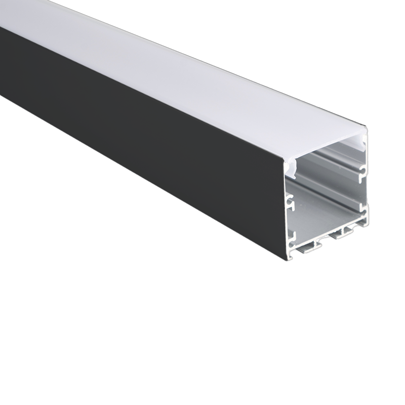 Профиль PAL 3535-BLACK (комплект) накладной 2м анод.Jazzway