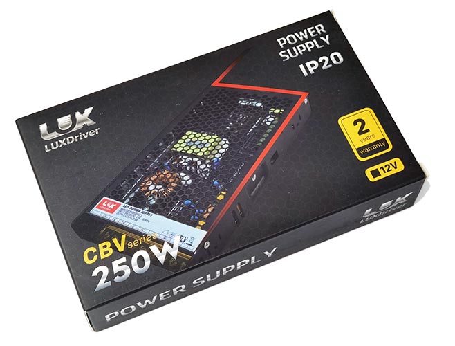Блок питания CBV-250-12V 20.8 А LUXDriver