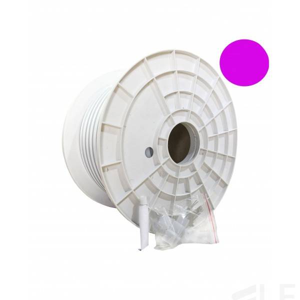 Неон ПВХ СТАНДАРТ 8*16 9Вт/м 12В (50м) фиолетовый LedsPower