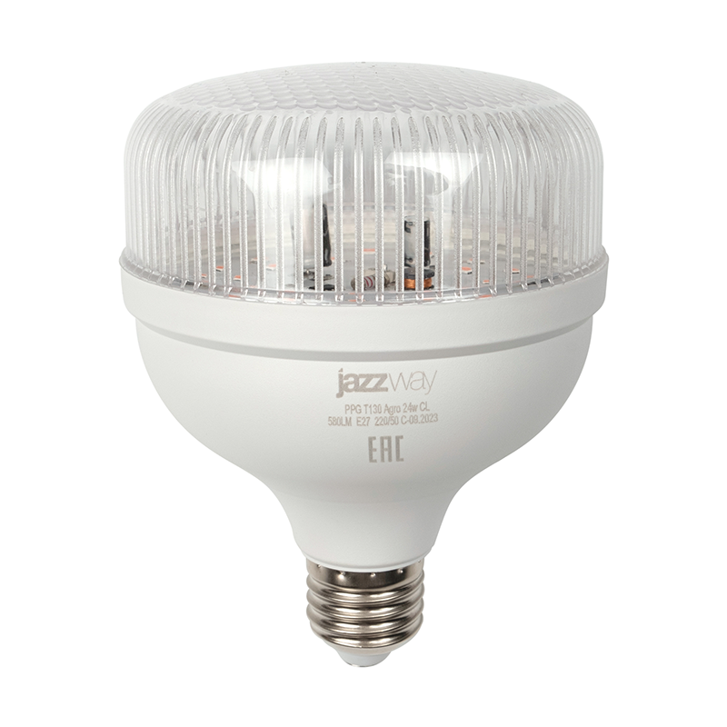 Светодиодная лампа PPG T130 Agro 24w CL E27 (для растений)