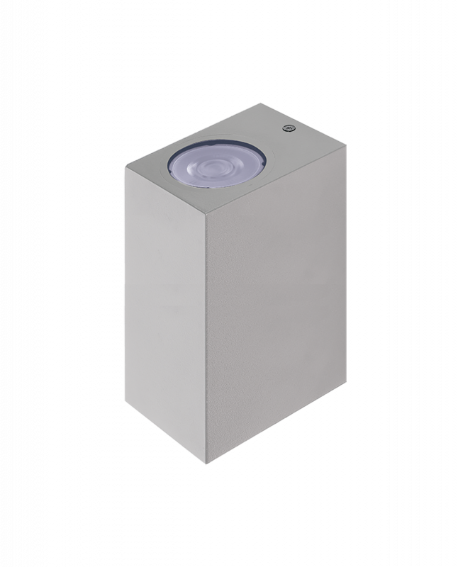 Светильник фасадный PDL-S 72150 GU10-2 GR 230V IP65 двухсторонний