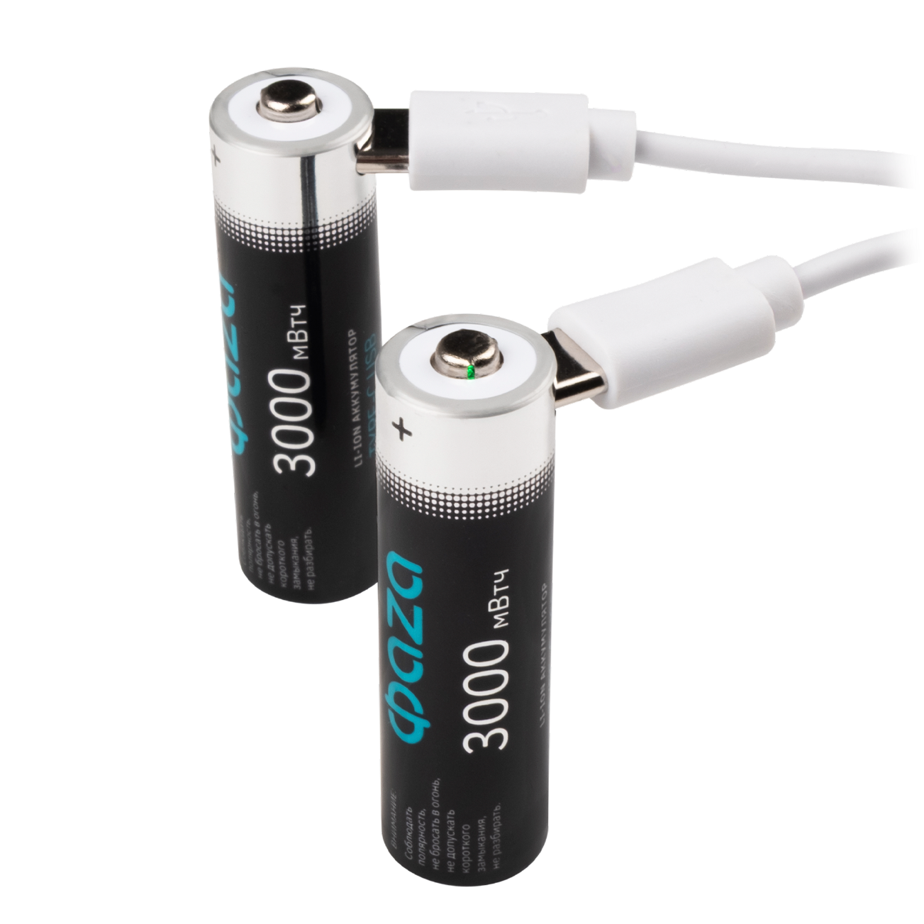Аккумуляторы Литиевые с Type-C ФАZА  АА 3000 mWh USB BL-4
