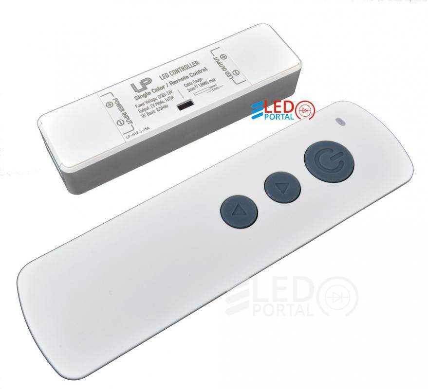 Диммер LP-N12-S-15A NANO 5-24DC Белый пульт LedsPower