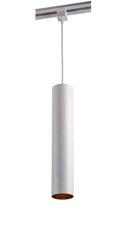 Трековый светильник светодиодный PTR 2310 10w 4000K 30° WH 400мм на подвесе 1м IP40 Jazzway