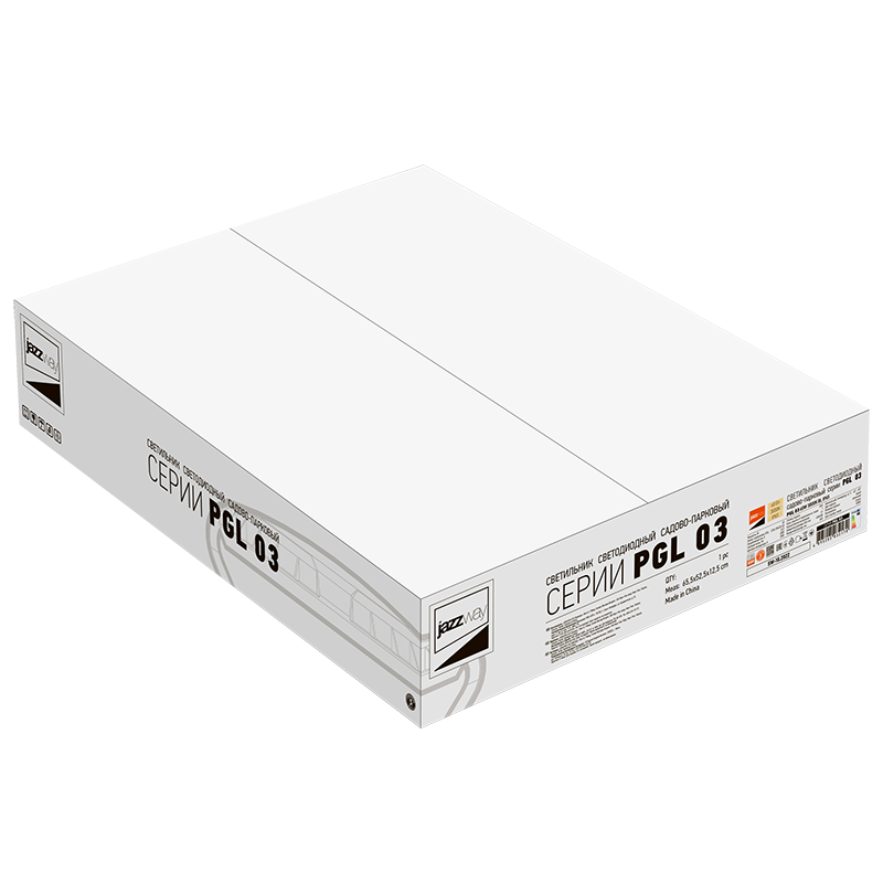 Светодиодный светильник PGL 03 60w 3000K IP65 BL AC100-270V (парковый) (5лет гар.) Jazzway