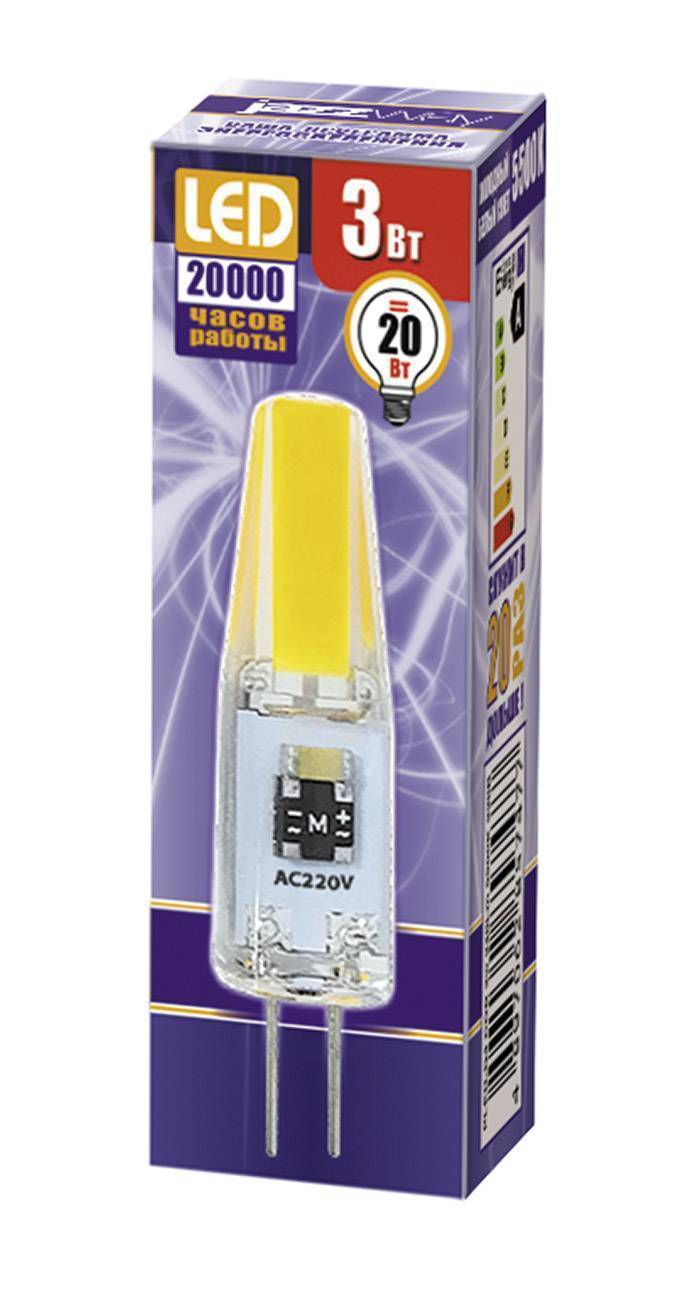 Светодиодная лампа PLED-G4 COB 3w 5500K 240Lm