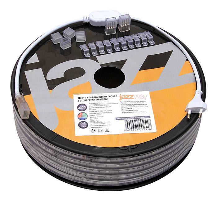 Светодиодная лента MVS-5050/30-IP68-220V-RGB