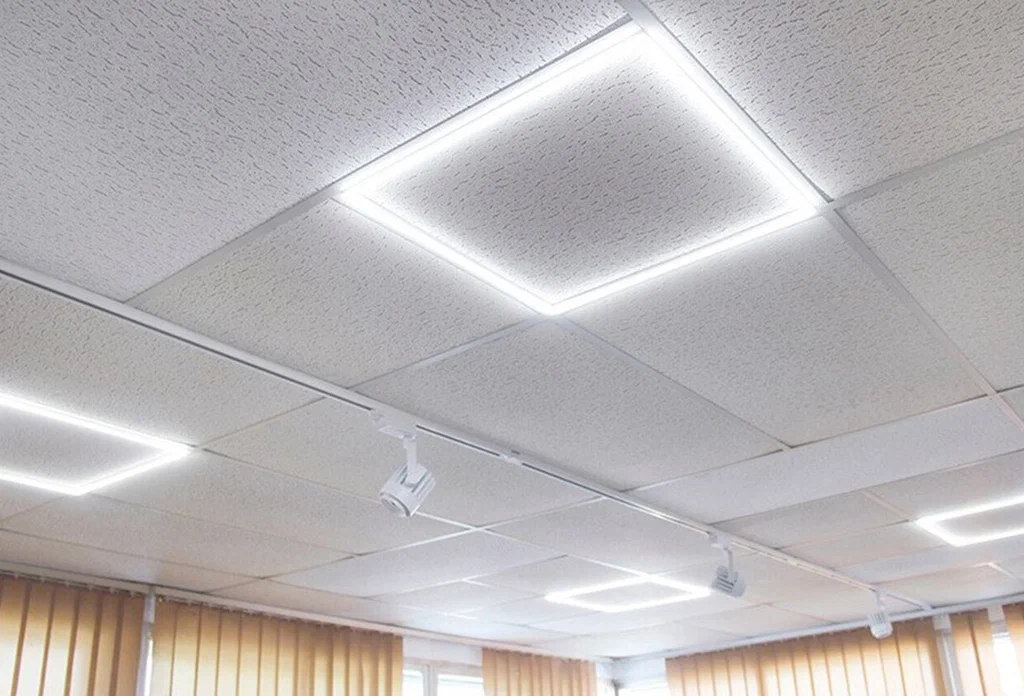 Ecola РАМКА панель св/д 40W 4200K 595x595x16 c др. матовая PFVK40ELC