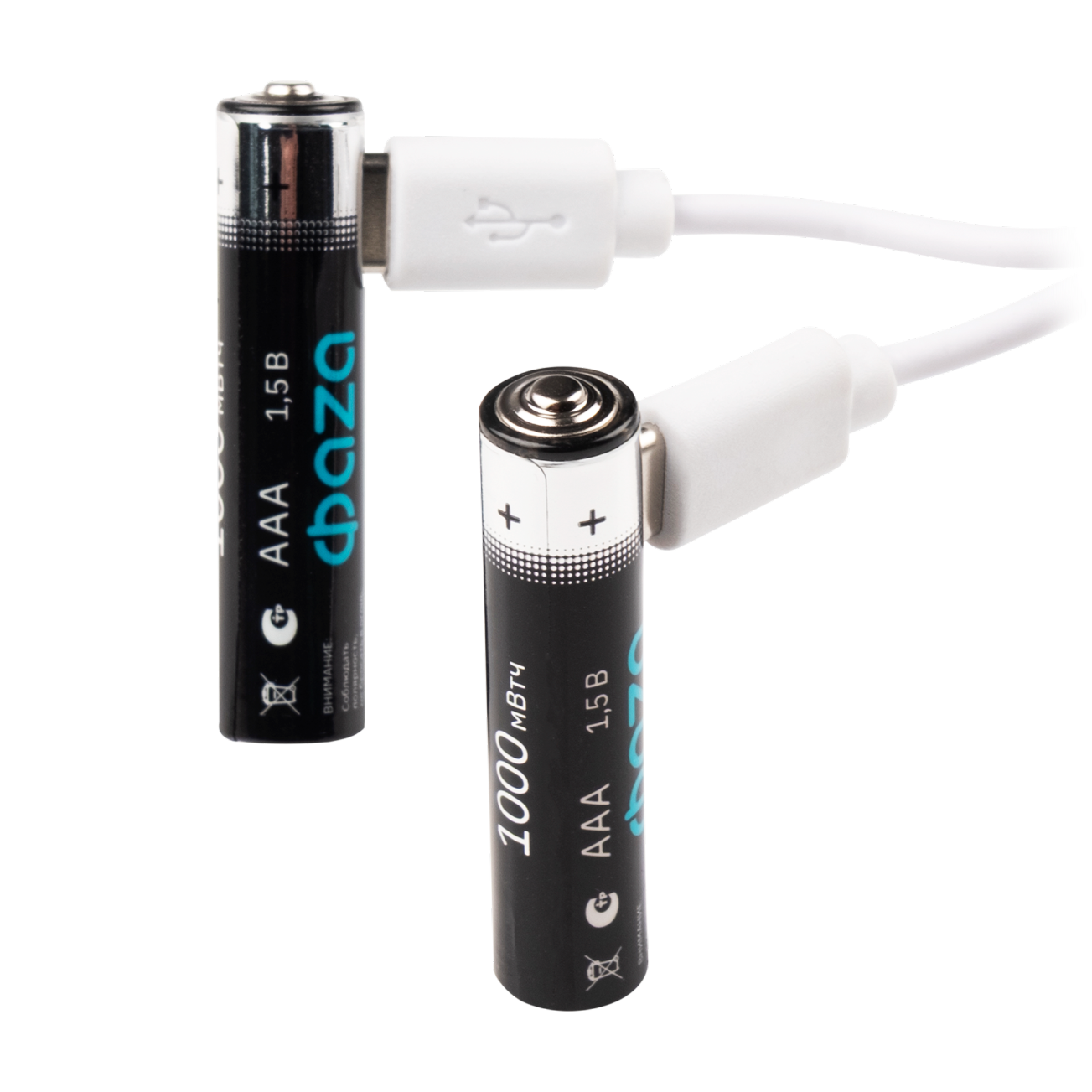 Аккумуляторы Литиевые с Type-C ФАZА  АAА 1000 mWh USB BL-4