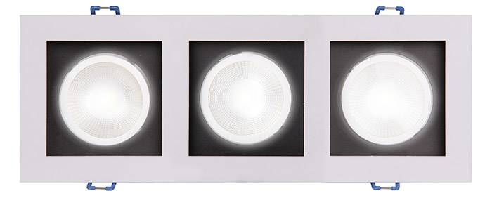 Светодиодный светильник PSP-S 213 3x8W 4000K 55° White IP40