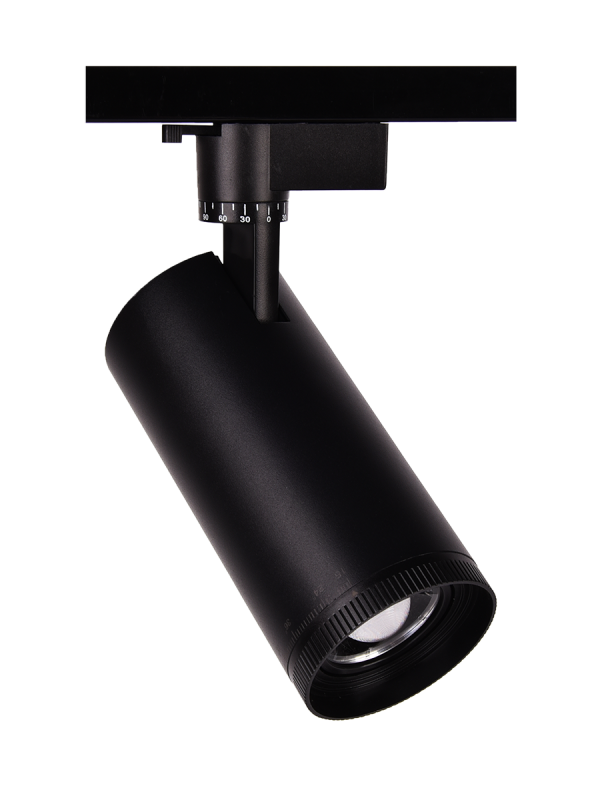 Трековый светильник светодиодный PTR 0728 ZOOM 28w 4000K 15-60° BL (черный) IP40 Jazzway