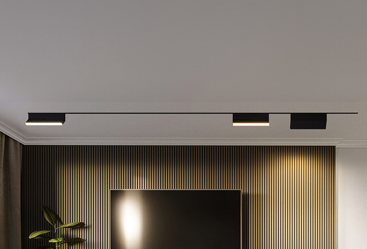 Трековый светодиодный светильник MTR16 1112R 12w 3000K frost 90° BL (чёрный) IP20 Jazzway 