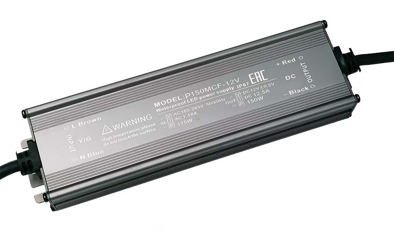 Блок питания P150MCF-12V 150W 12V IP67 влагозащищенный Piton