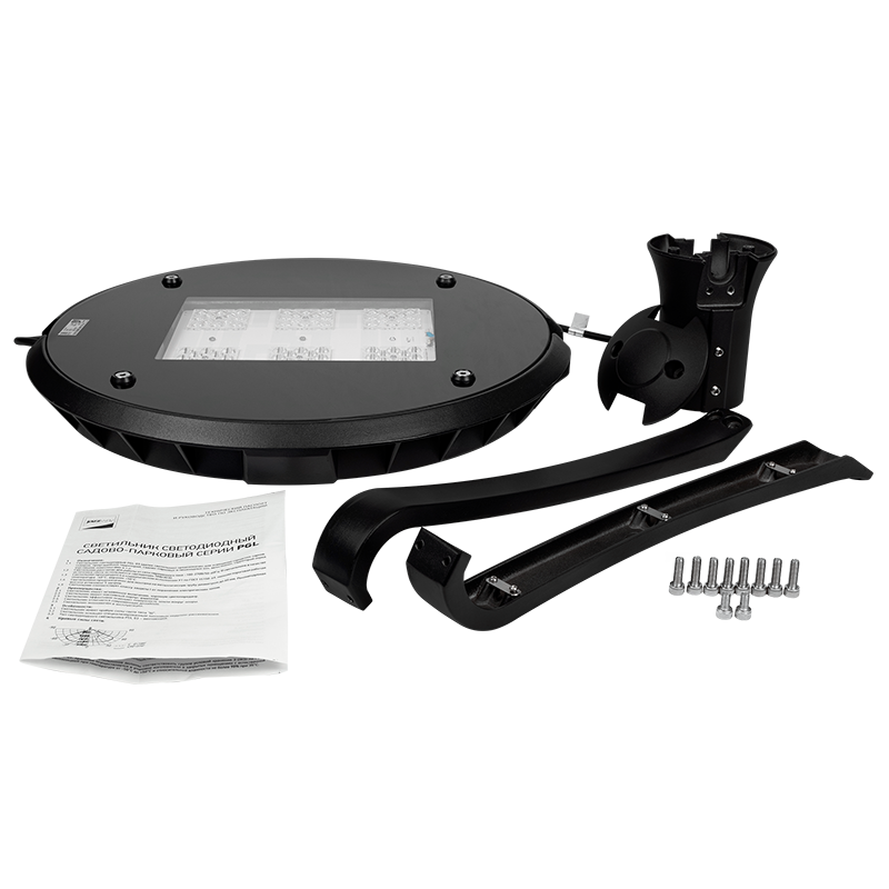 Светодиодный светильник PGL 03 60w 3000K IP65 BL AC100-270V (парковый) (5лет гар.) Jazzway