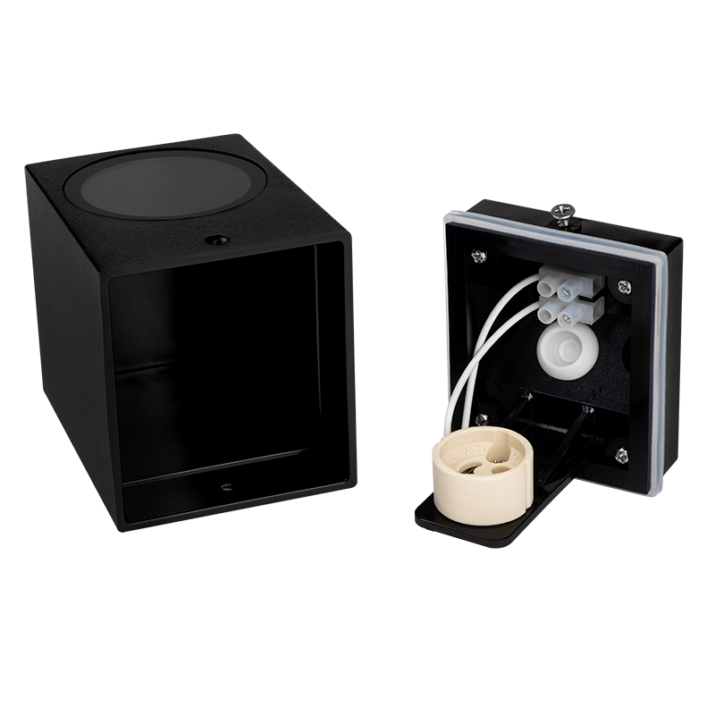 Светильник фасадный PDL-S 72080 GU10-1 BL 230V IP65 односторонний