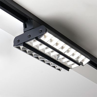 Трековый светильник светодиодный PTR 2260R 3S 60w 3000K 60° BL (черный) 280мм IP40 Jazzway