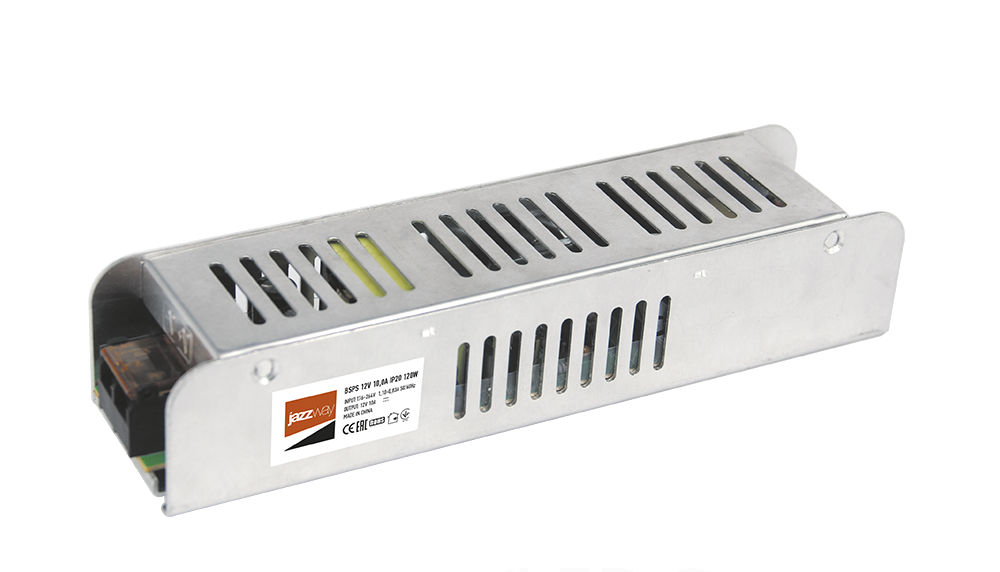 Блок питания BSPS 12V10A=120W Узкий Jazzway