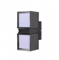 PWL-23095 2*8w 4000K BL IP54 Светильник светодиодный настенный