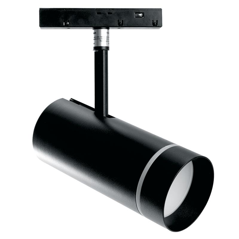 Трековый светодиодный светильник Feron MGN304 48V 20W 4000К 90 градусов, черный, Luna