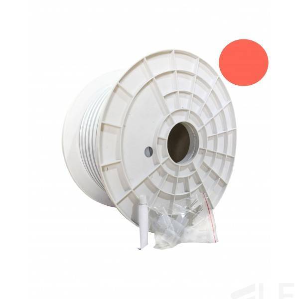 Неон ПВХ СТАНДАРТ 8*16 9Вт/м 12В (50м) красный LedsPower