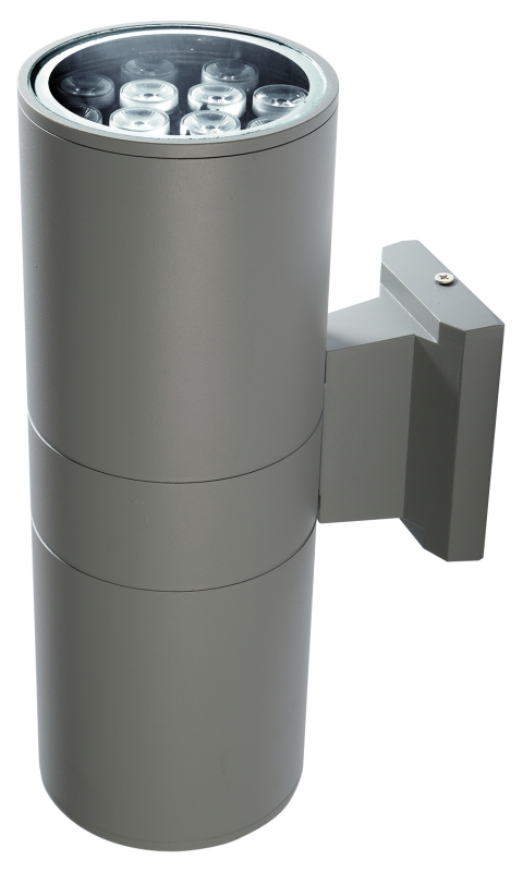 Светодиодный светильник PWL-300110/30D 2x12w 6500K GR Jazzway