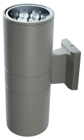 Светодиодный светильник PWL-300110/30D 2x12w 6500K GR Jazzway