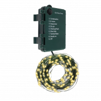 Гирлянда DC-G06-120Y, 120 желт. microLED, 12.1 м., 8 реж., 3xAA