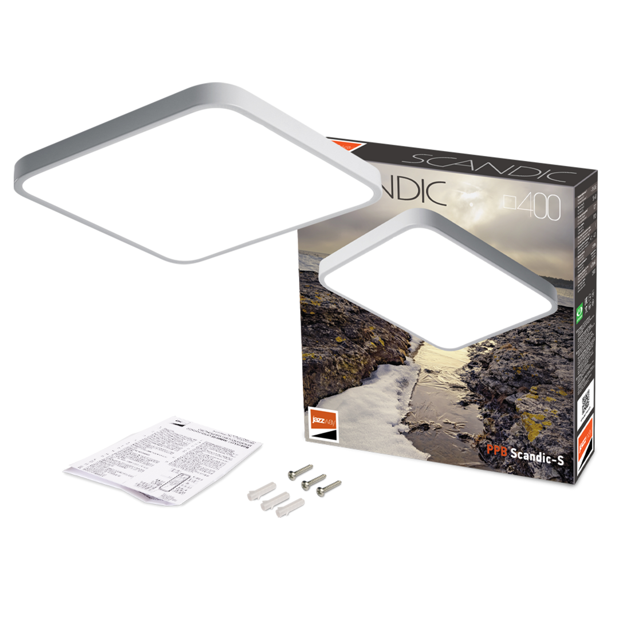 Светильник светодиодный потолочный PPB Scandic-S 54w 4000K WH(белый) IP20