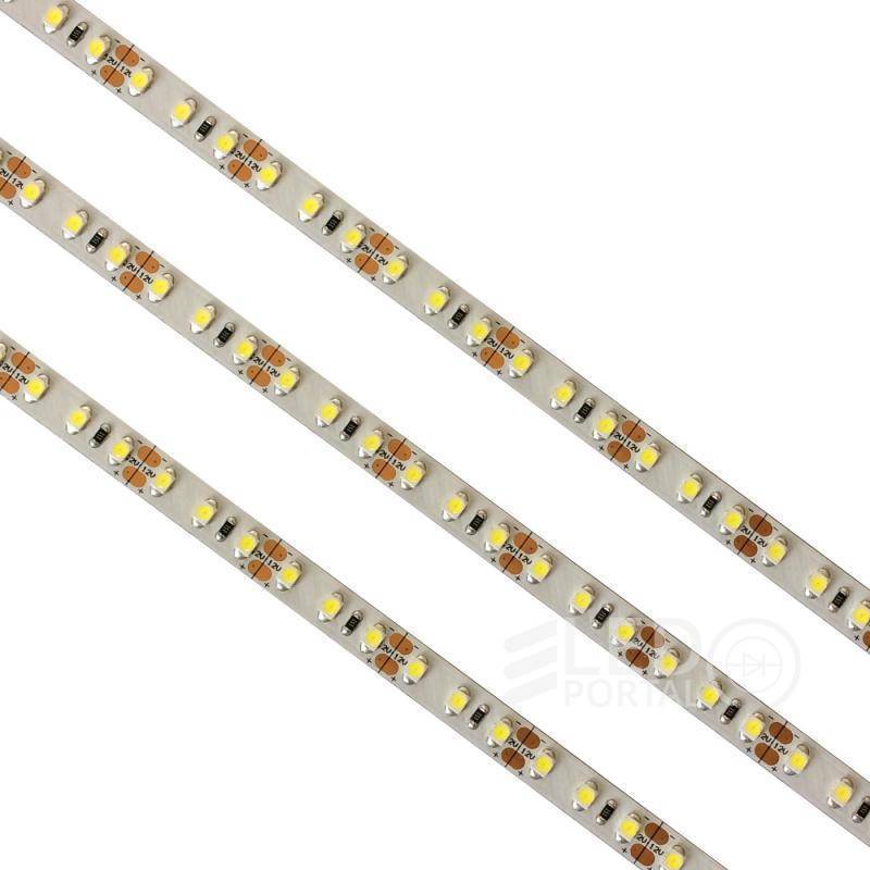 Светодиодная лента 5м SMD 3528/120 24v Холодный IP33 Premium 9,6 Вт/м
