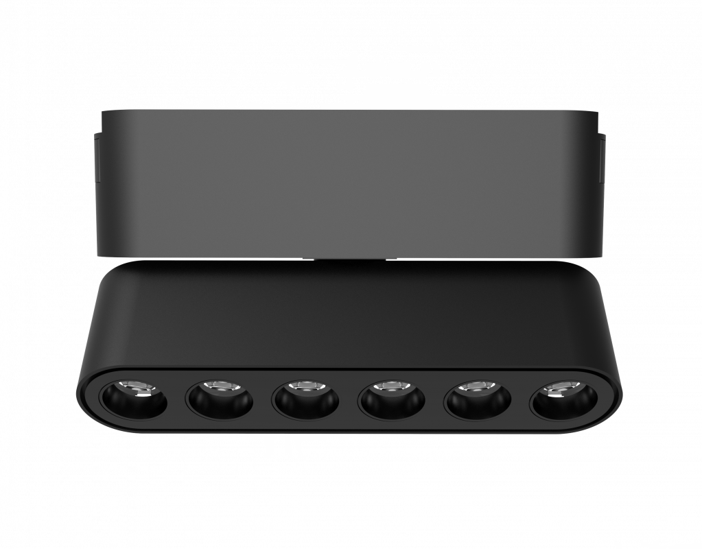 Трековый светодиодный светильник MTR16 1306R 6w 3000K spot 36° BL (чёрный) IP20 Jazzway