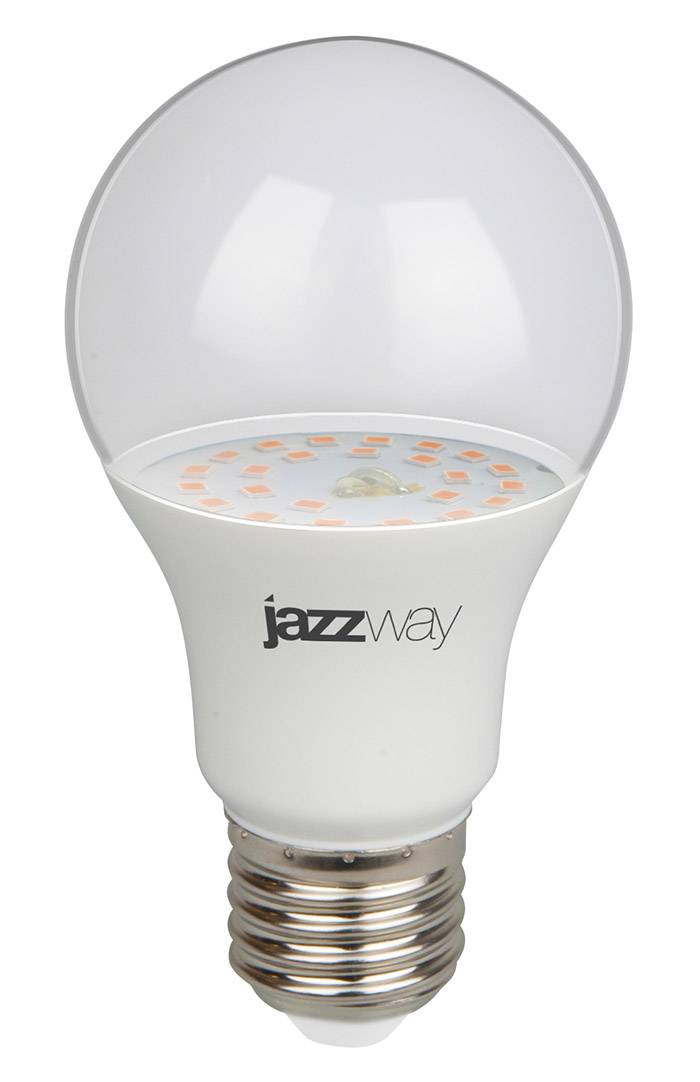 Светодиодная лампа PPG A60 Agro 9w CLEAR E27 IP20 (для растений)