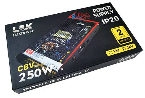 Блок питания CBV-250-24V 10.41А LUXDriver