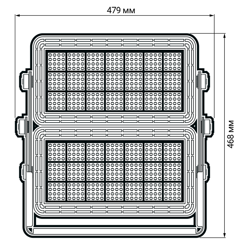 Светодиодный прожектор PFL SPORT 02 500w 5700k IP65 Jazzway
