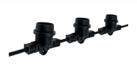 Гирлянды «Белт-лайт» PBL-S60/ L18+1.5 Black E27 IP65 18 метров