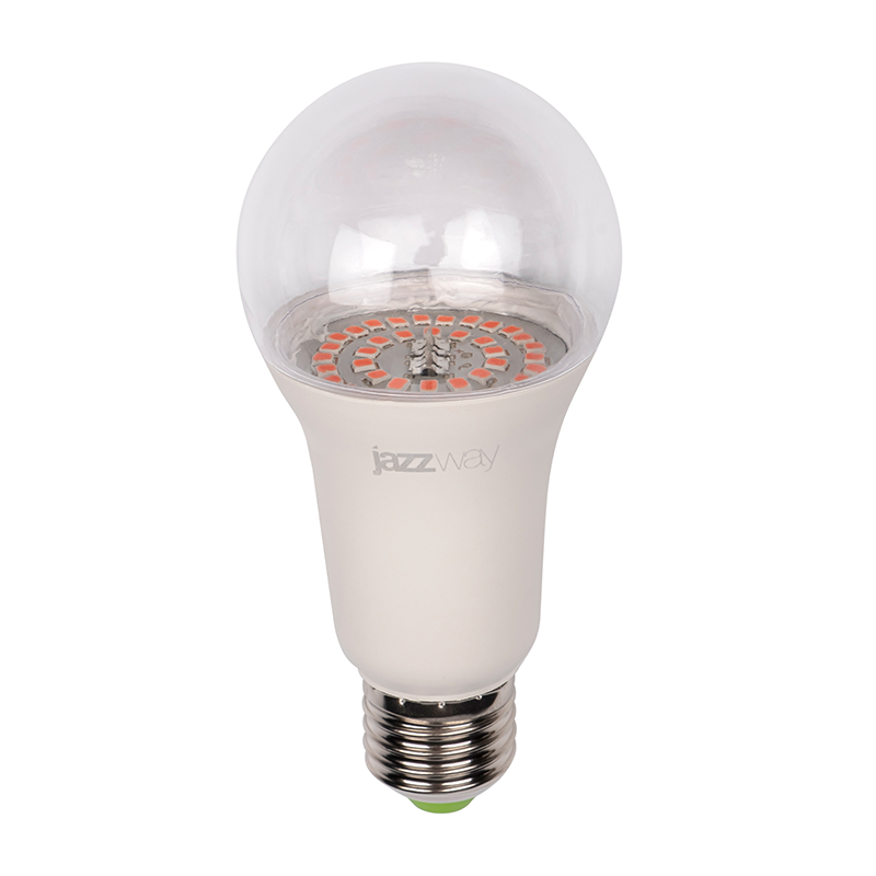 Светодиодная лампа PPG A60 Agro 15w CLEAR E27 IP20 (для растений)