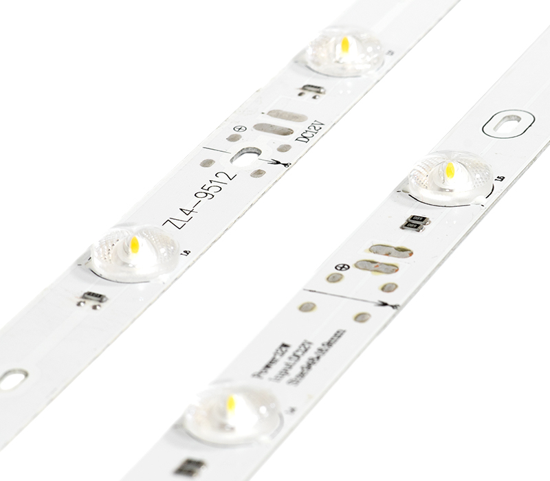 Светодиодная линейка фронтальная 12SMD2835, 12В, с линзами, 4000-4500K