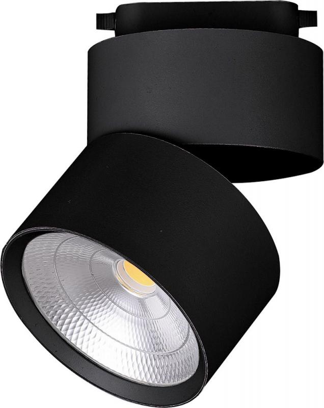 Трековый светодиодный светильник AL107 трековый 25W, 90°, 4000К, черный, Feron