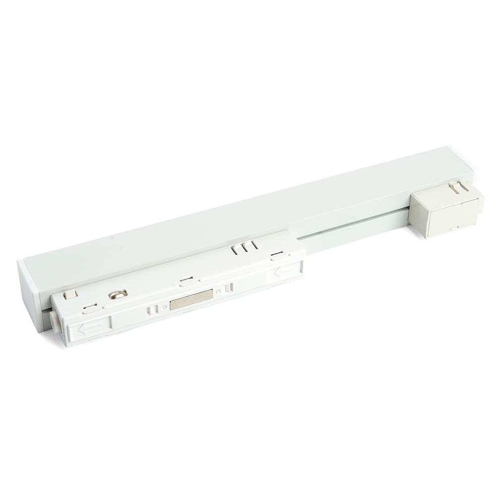 Трековый светодиодный светильник Feron MGN300 12W, 48v, 4000К, 30 градусов, белый серия LensLine