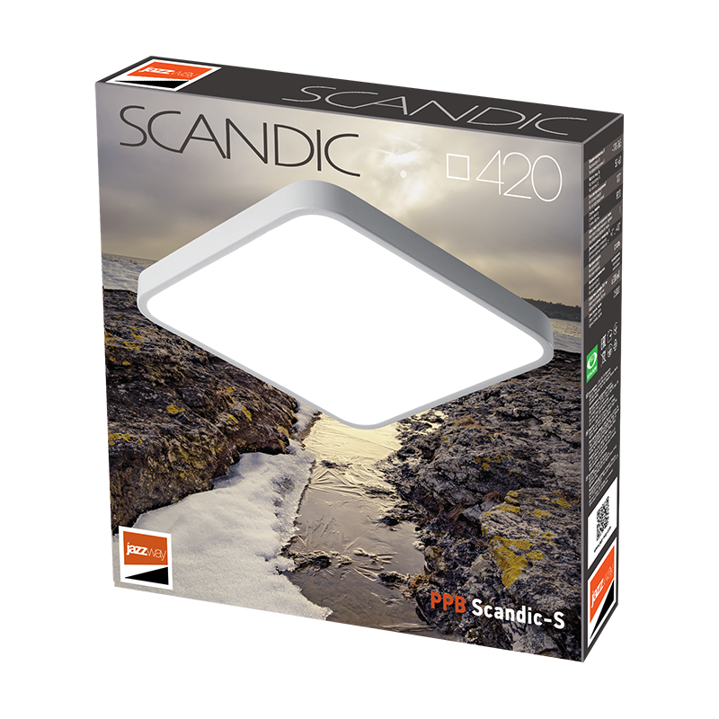 Светильник светодиодный потолочный PPB Scandic-S 72w 3000-6500K GR(серый) IP20