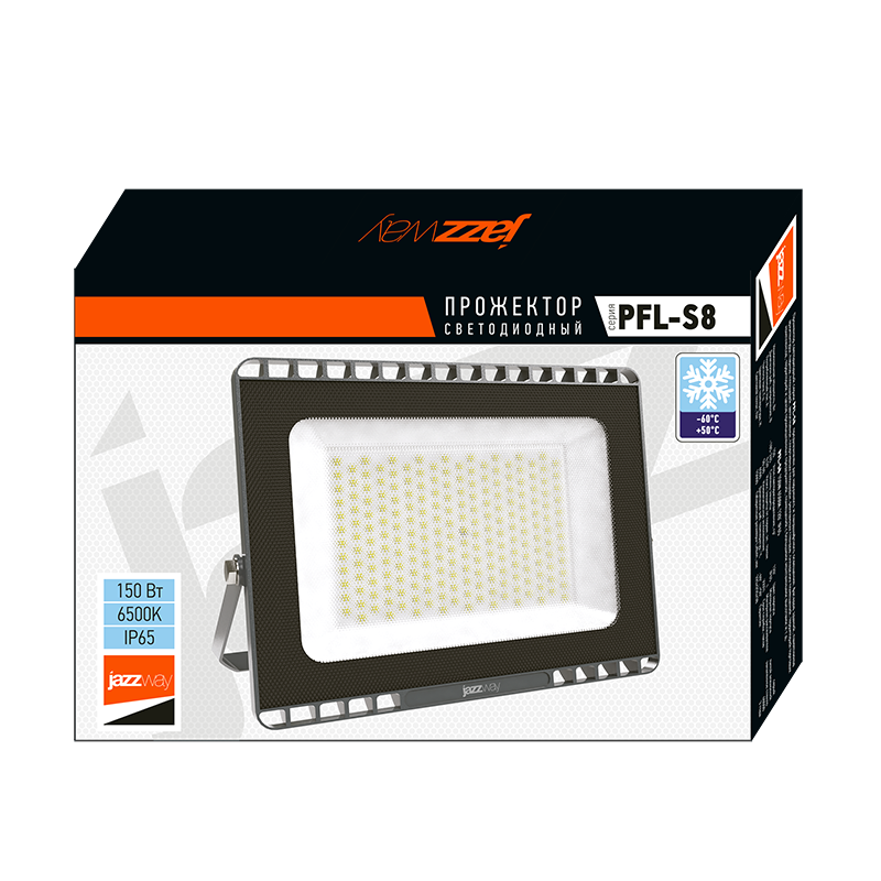 Светодиодный прожектор PFL-S8 150w 6500K LOWTEMP 120° IP65